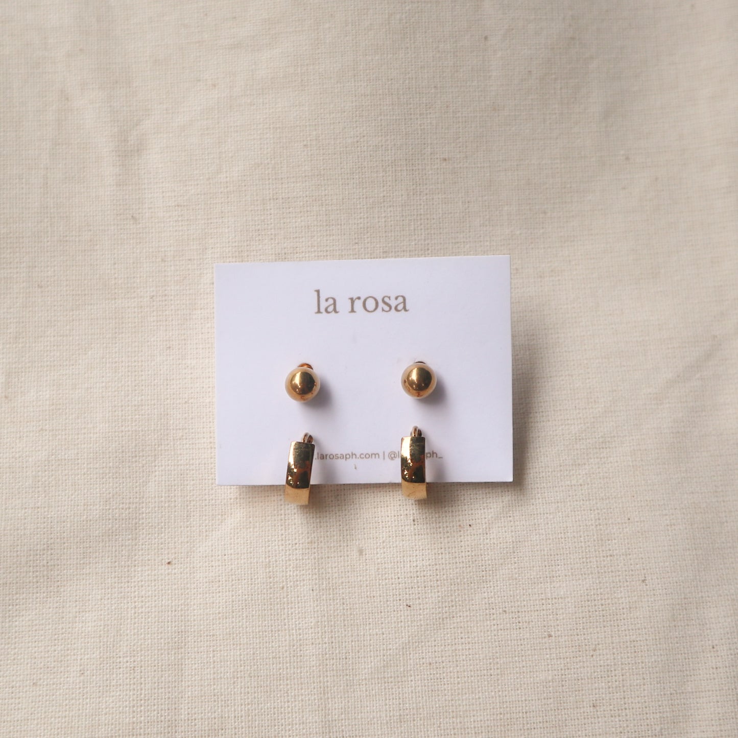 Chunky Basic Earring Set
