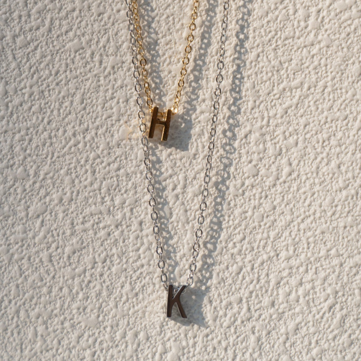 Tiny Initial Necklace