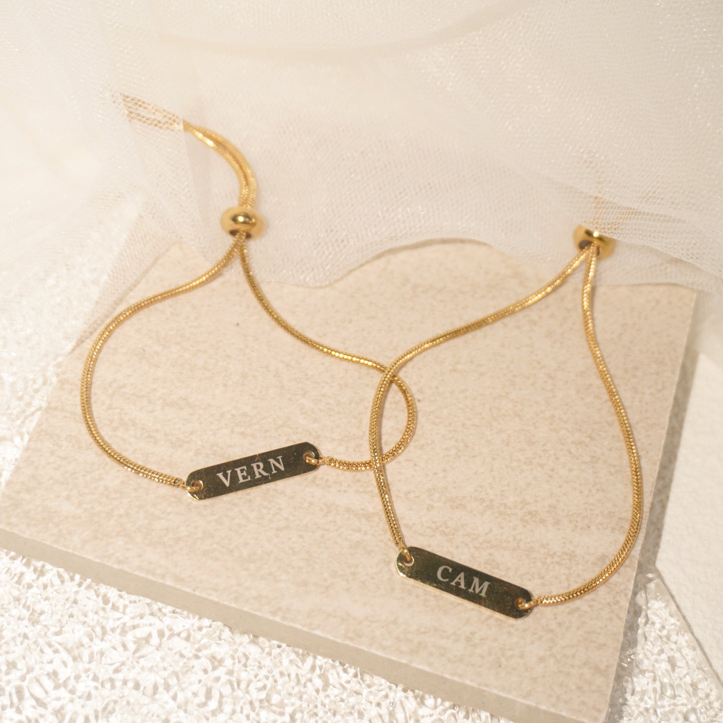 Adjustable Engraved Bracelet