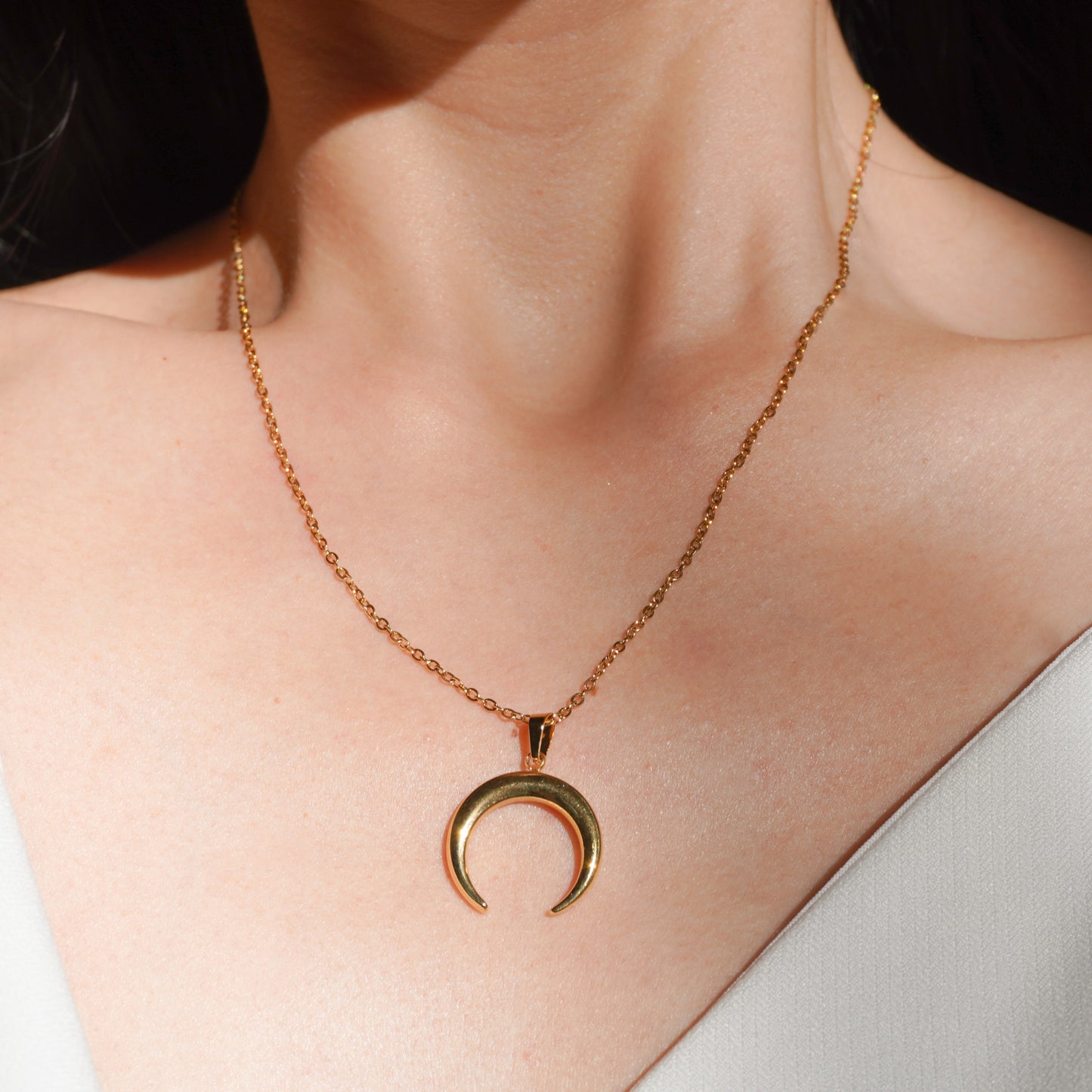 Moon Pendant Necklace