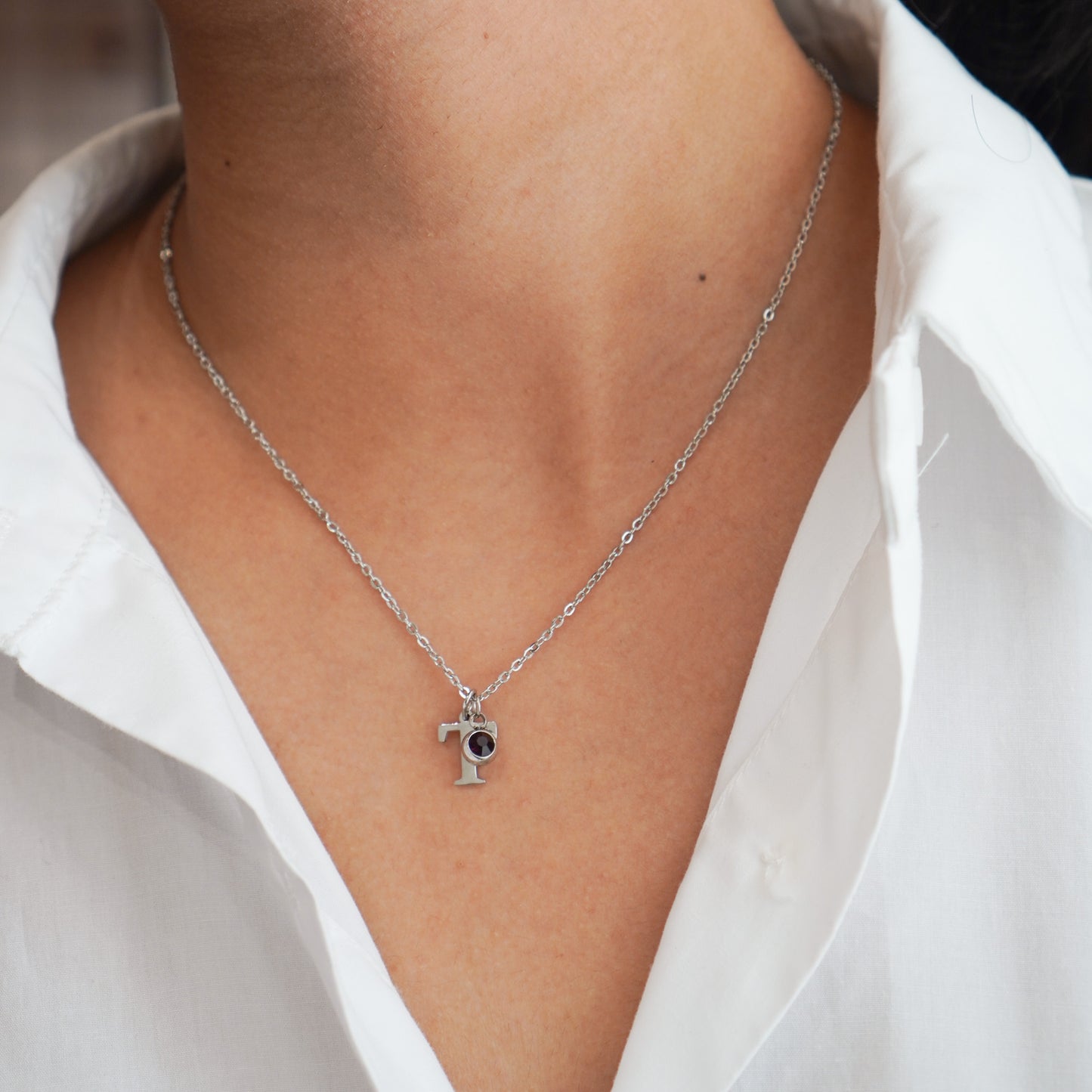 Dangling Birthstone Necklace