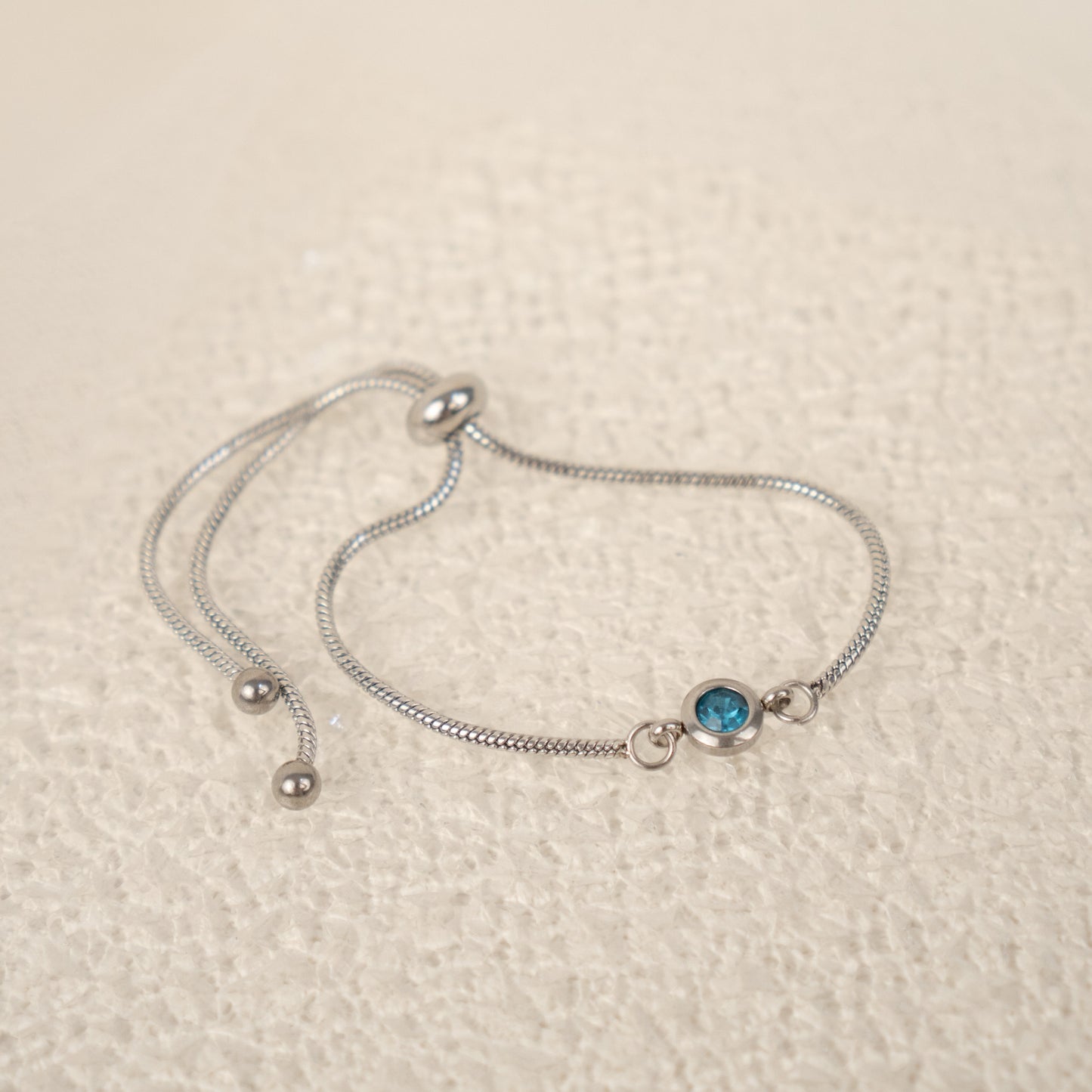 Adjustable Birthstone Bracelet