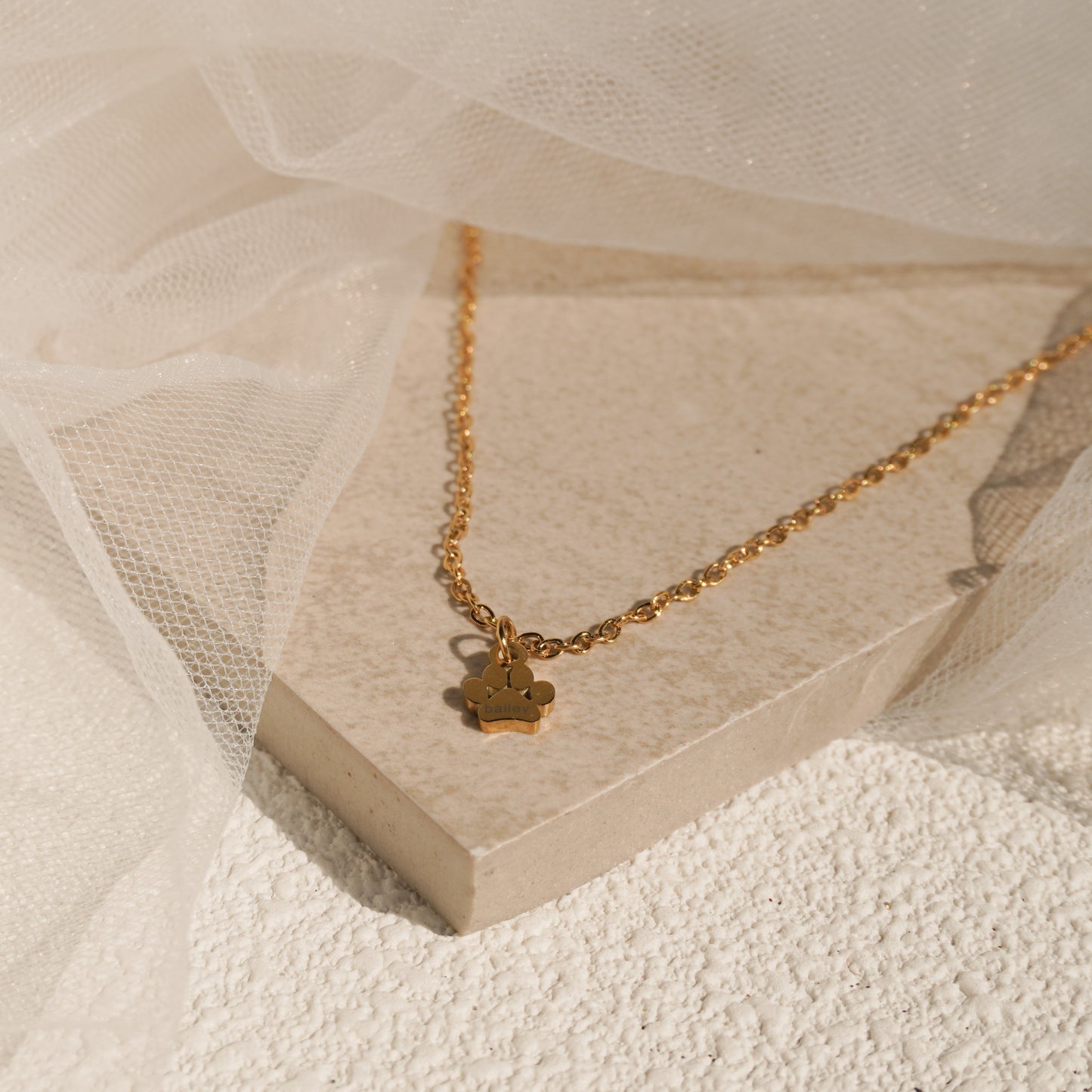 Tiny Paw Necklace