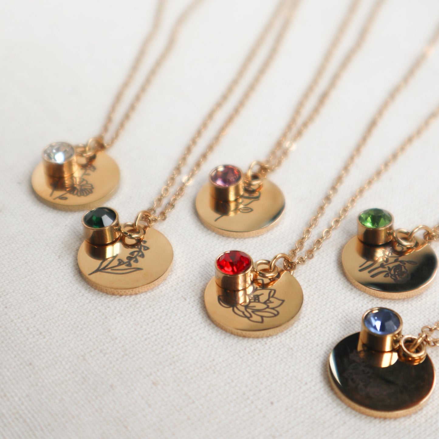 Birth Flower Necklace