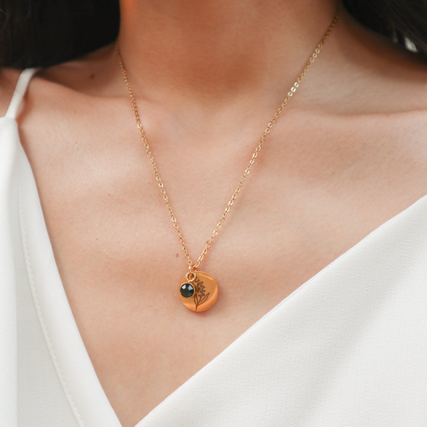 Birth Flower Necklace