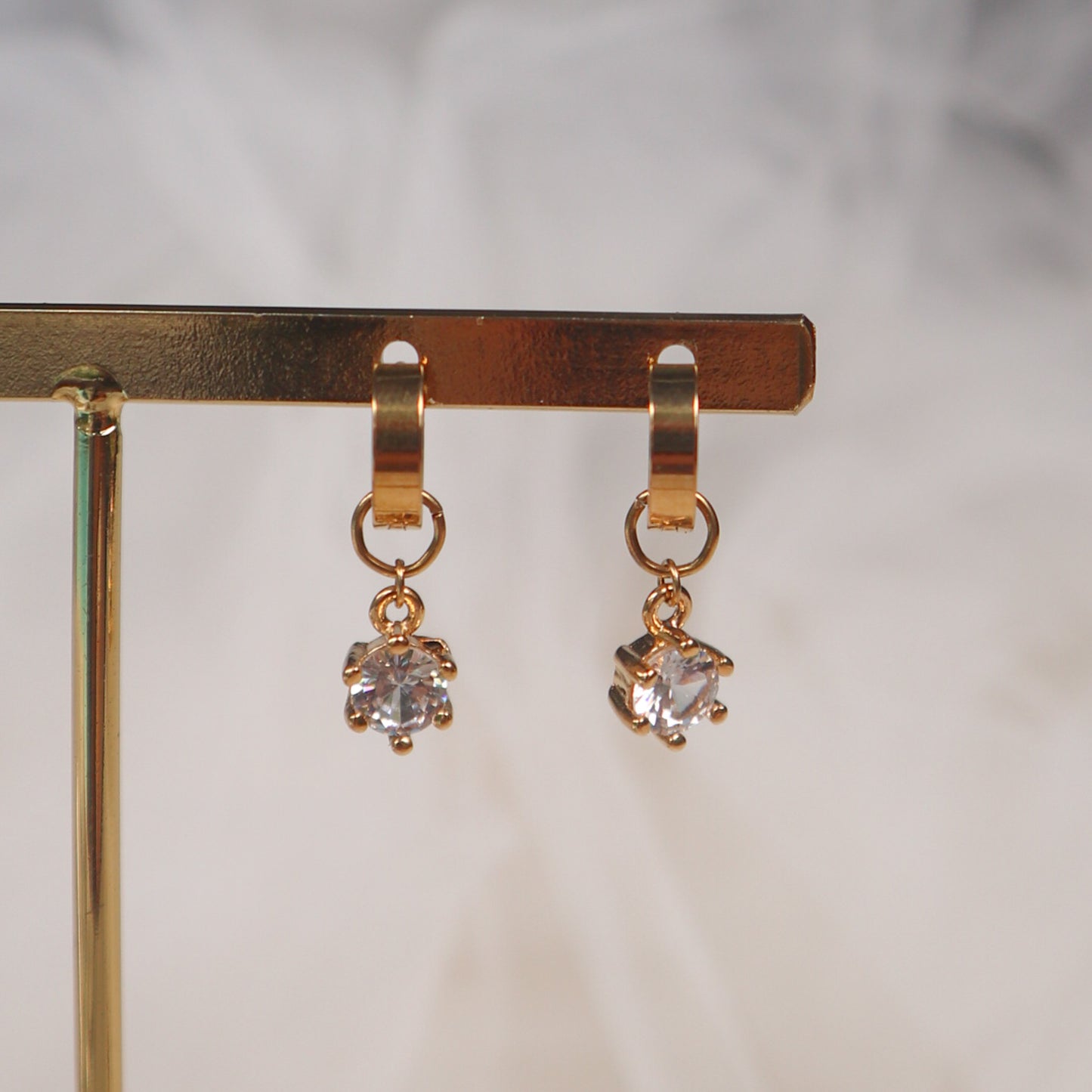 Solitaire Earrings