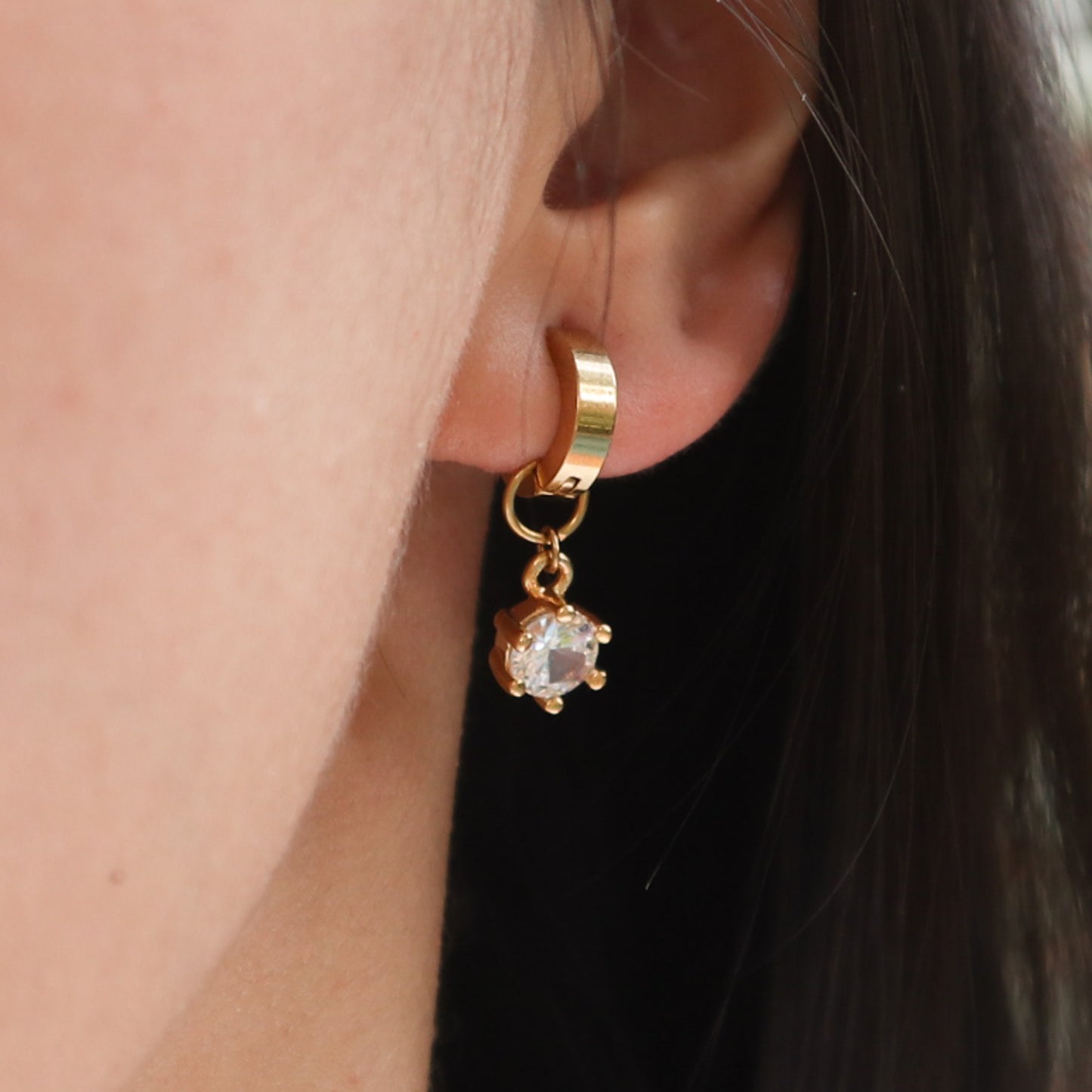 Solitaire Earrings