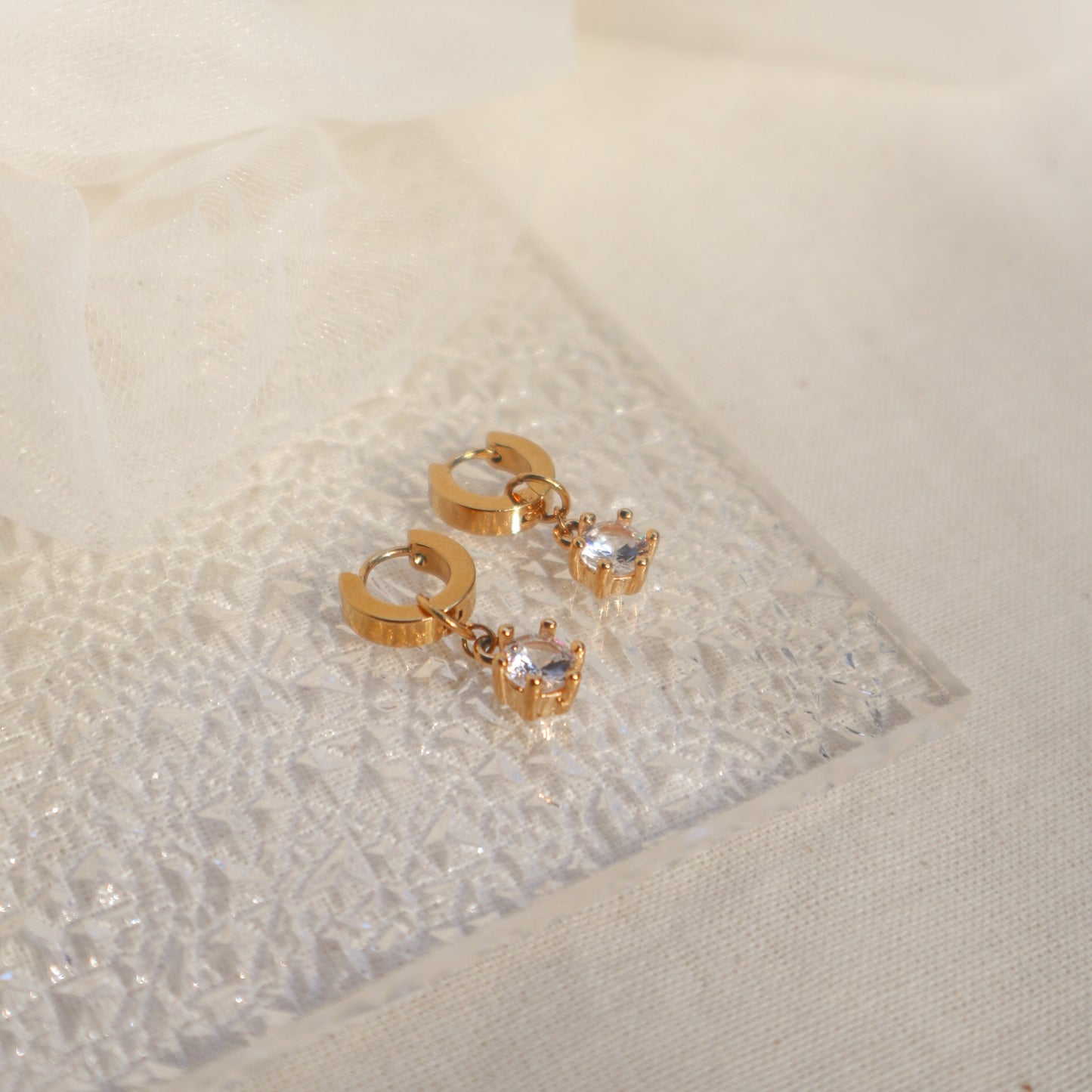 Solitaire Earrings