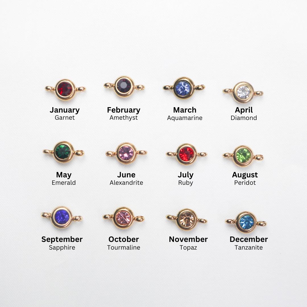 Adjustable Birthstone Bracelet