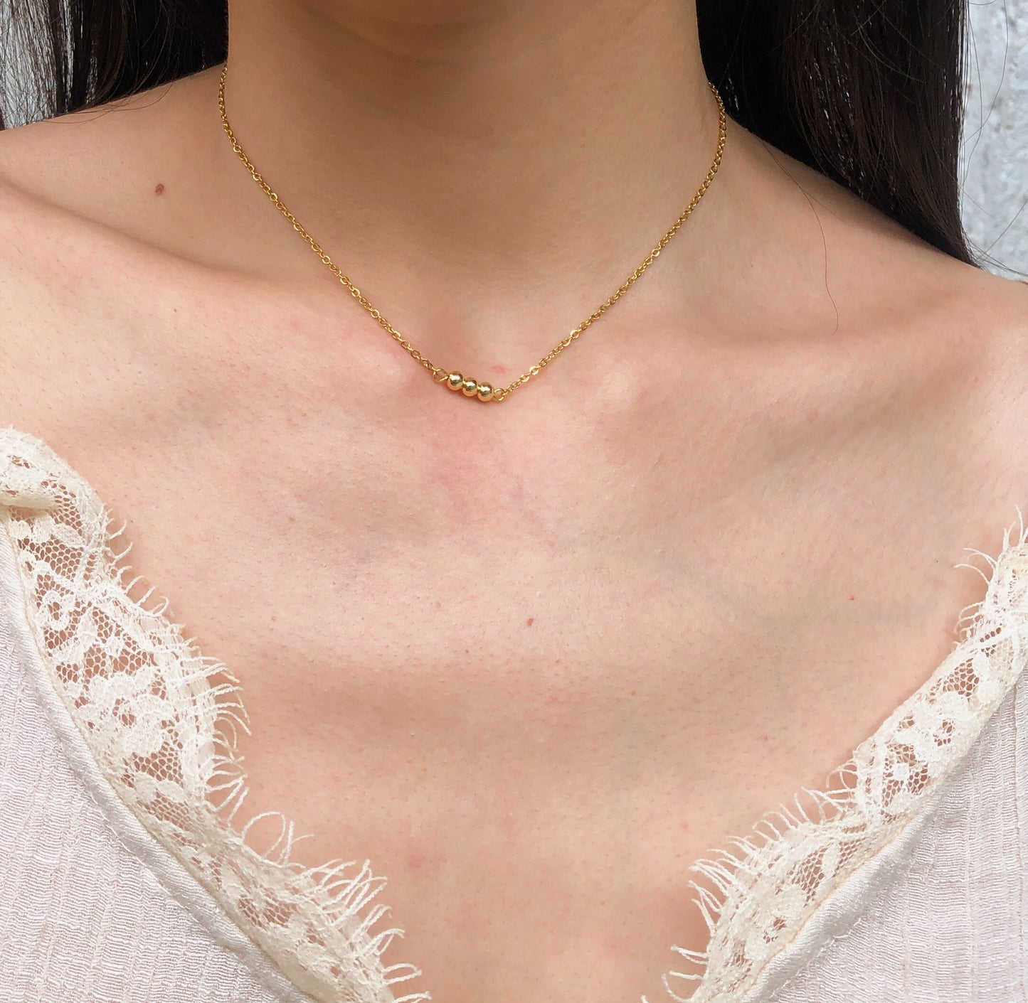Minimalist Ball Necklace
