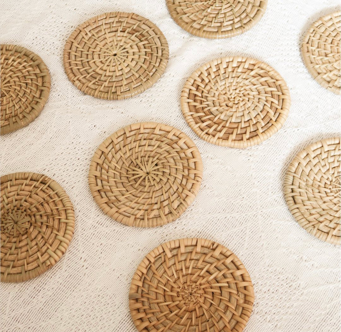 Rattan Coaster in 4's
