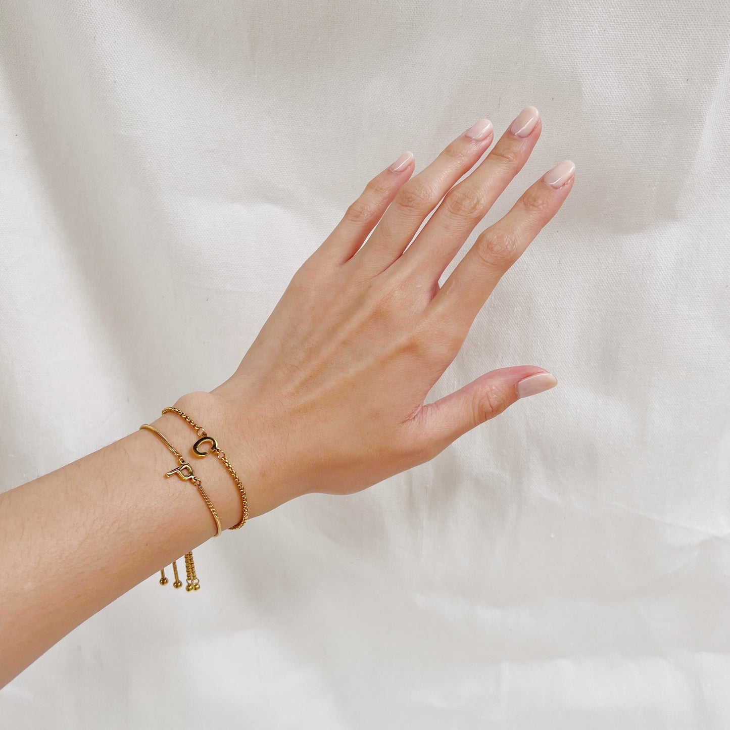 Adjustable Initial Bracelet