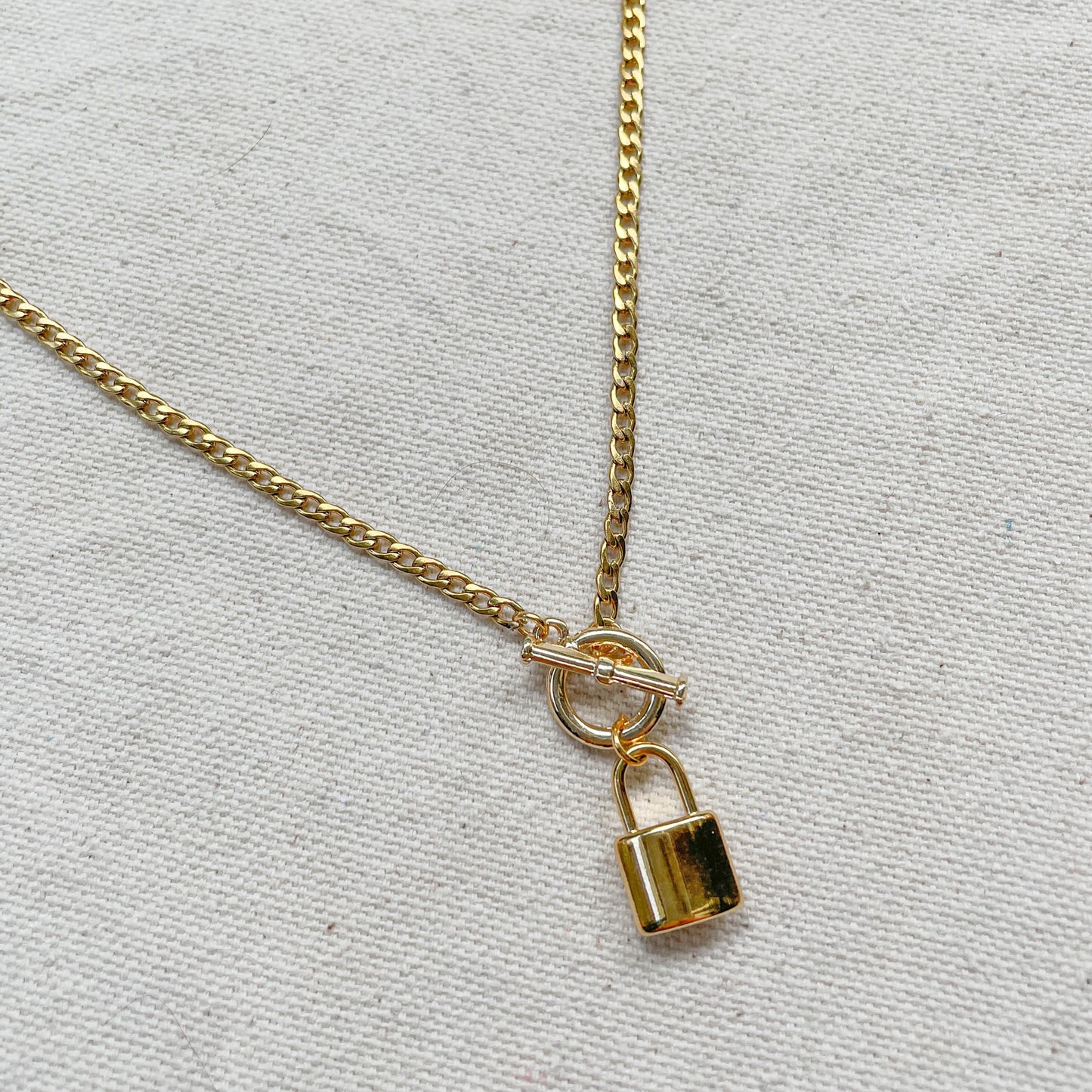 Padlock Toggle Necklace