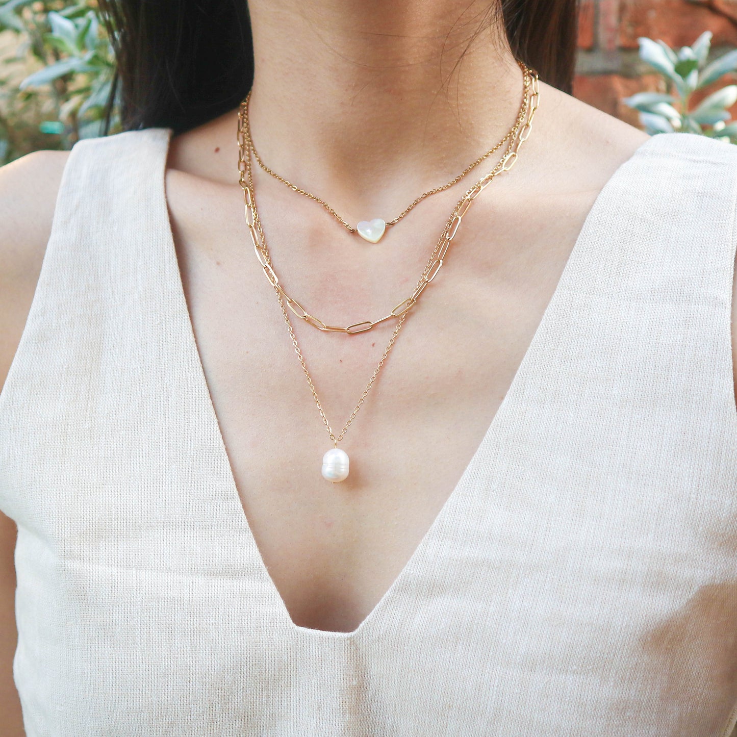Long Pearl Necklace