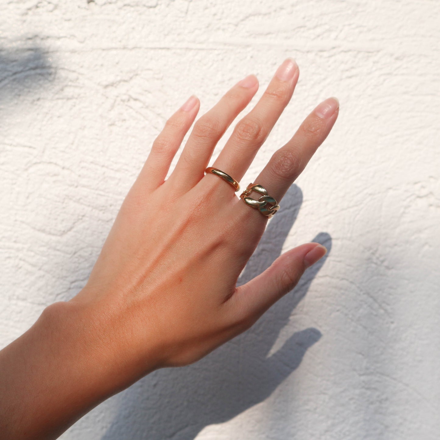 Thin Gold Ring Band