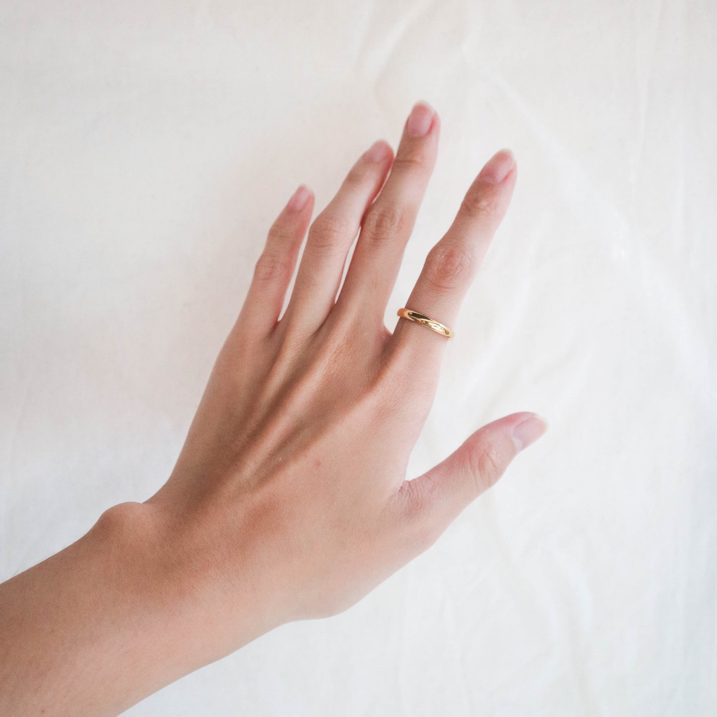 Thin Gold Ring Band