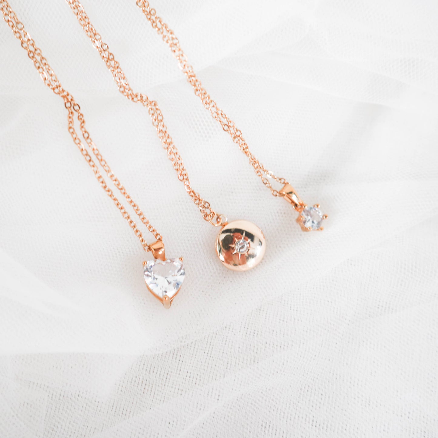 Sparkly Heart Necklace