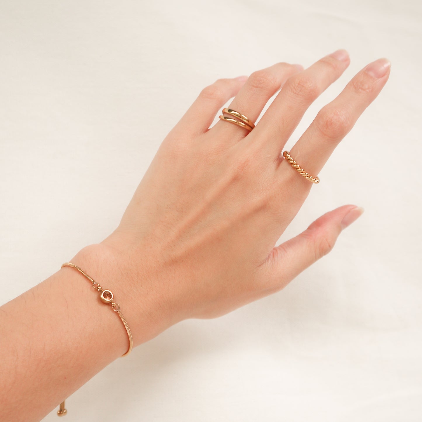 Adjustable Birthstone Bracelet