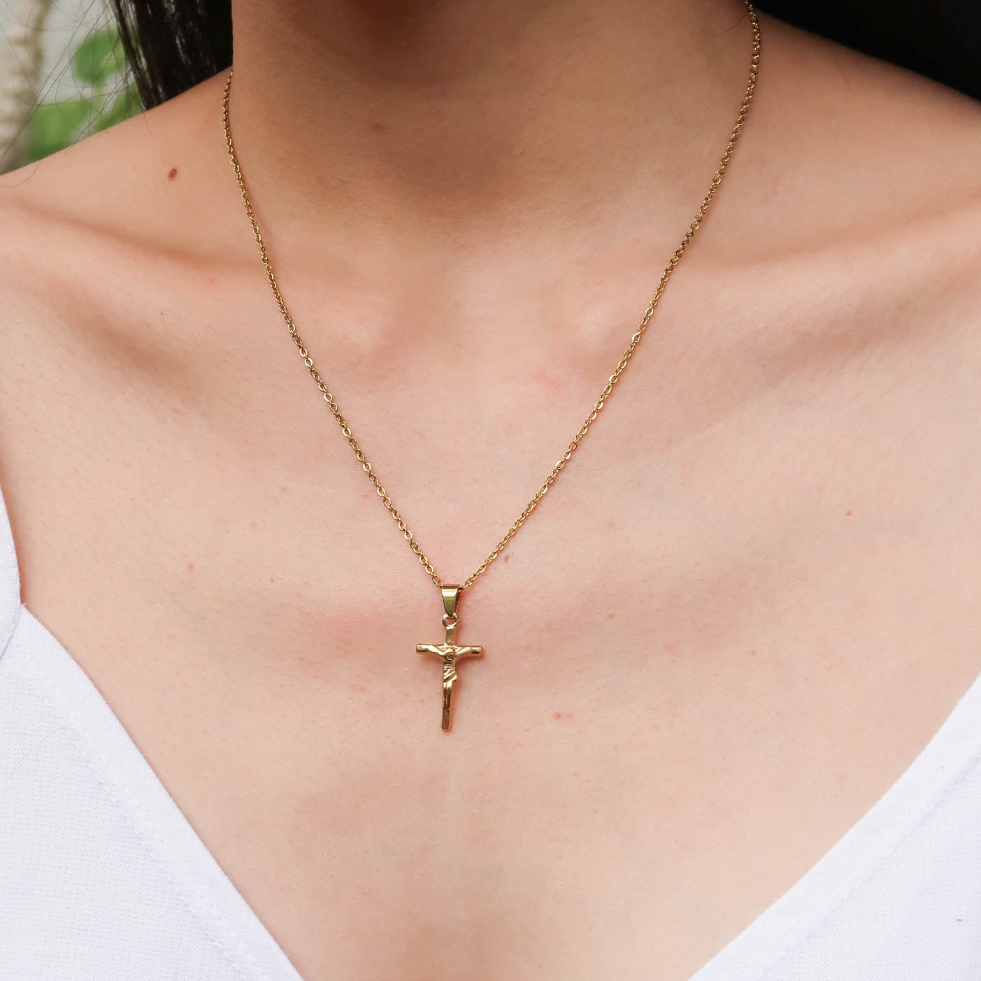 Mini Crucifix Necklace