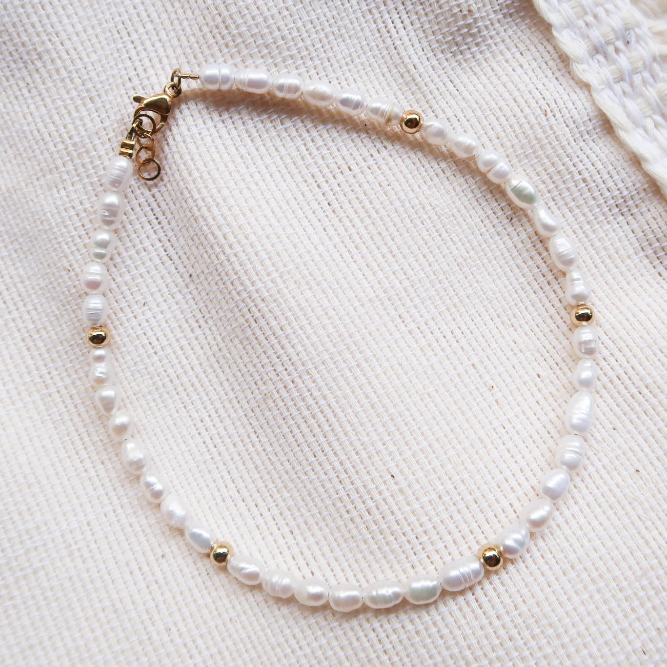 Rice Pearl Anklet