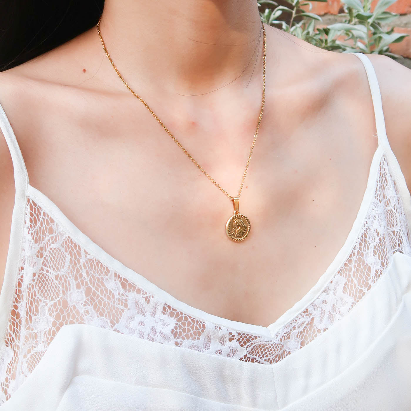 Mama Mary Necklace