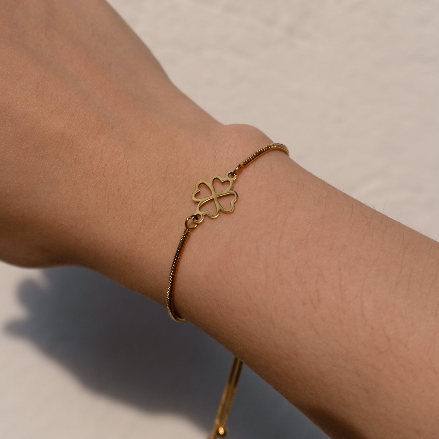 Adjustable Clover Bracelet