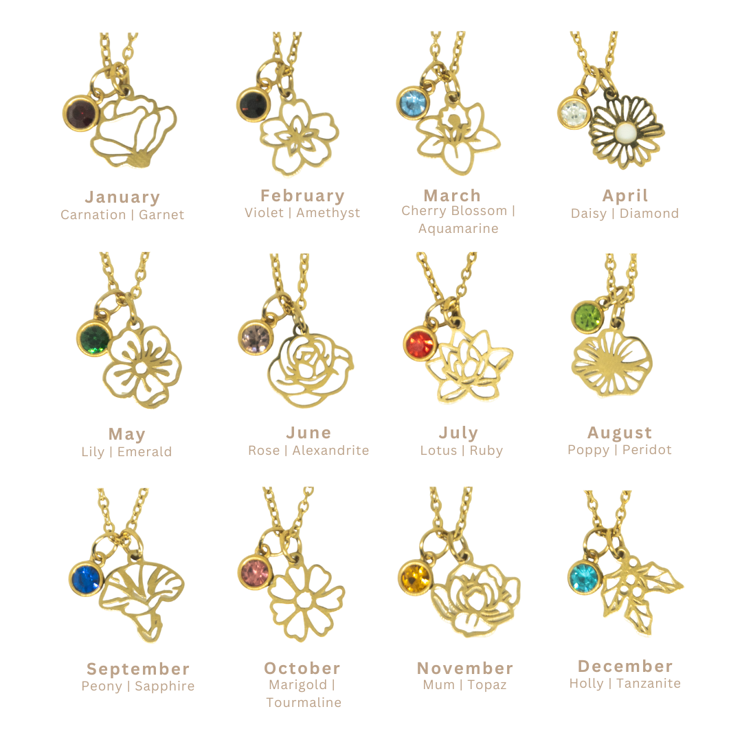 Birth Flower Necklace [2026 Edition]