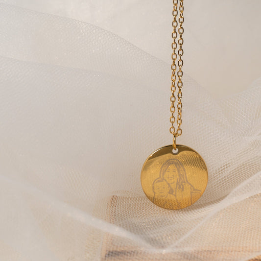 Double-Sided Engraved Necklace