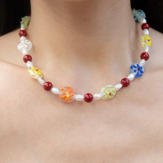 Cherry Petal Necklace