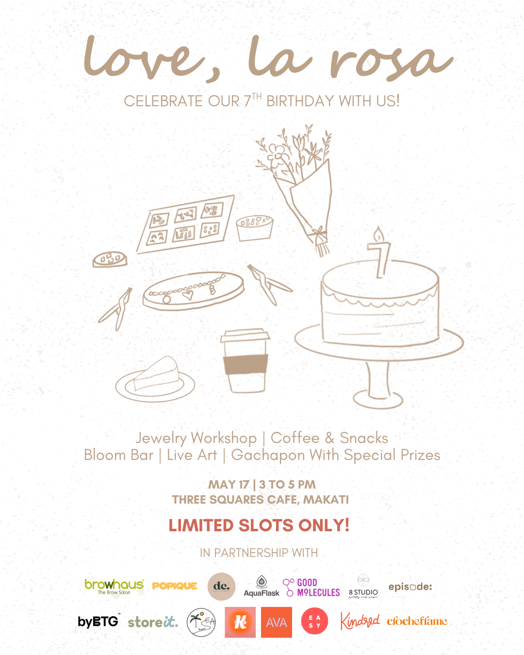 love, la rosa [7th birthday community event & workshop]