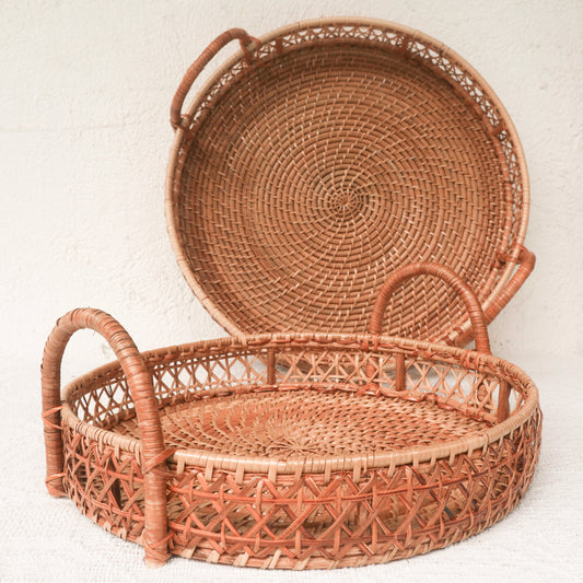 Rattan Serving Tray 02