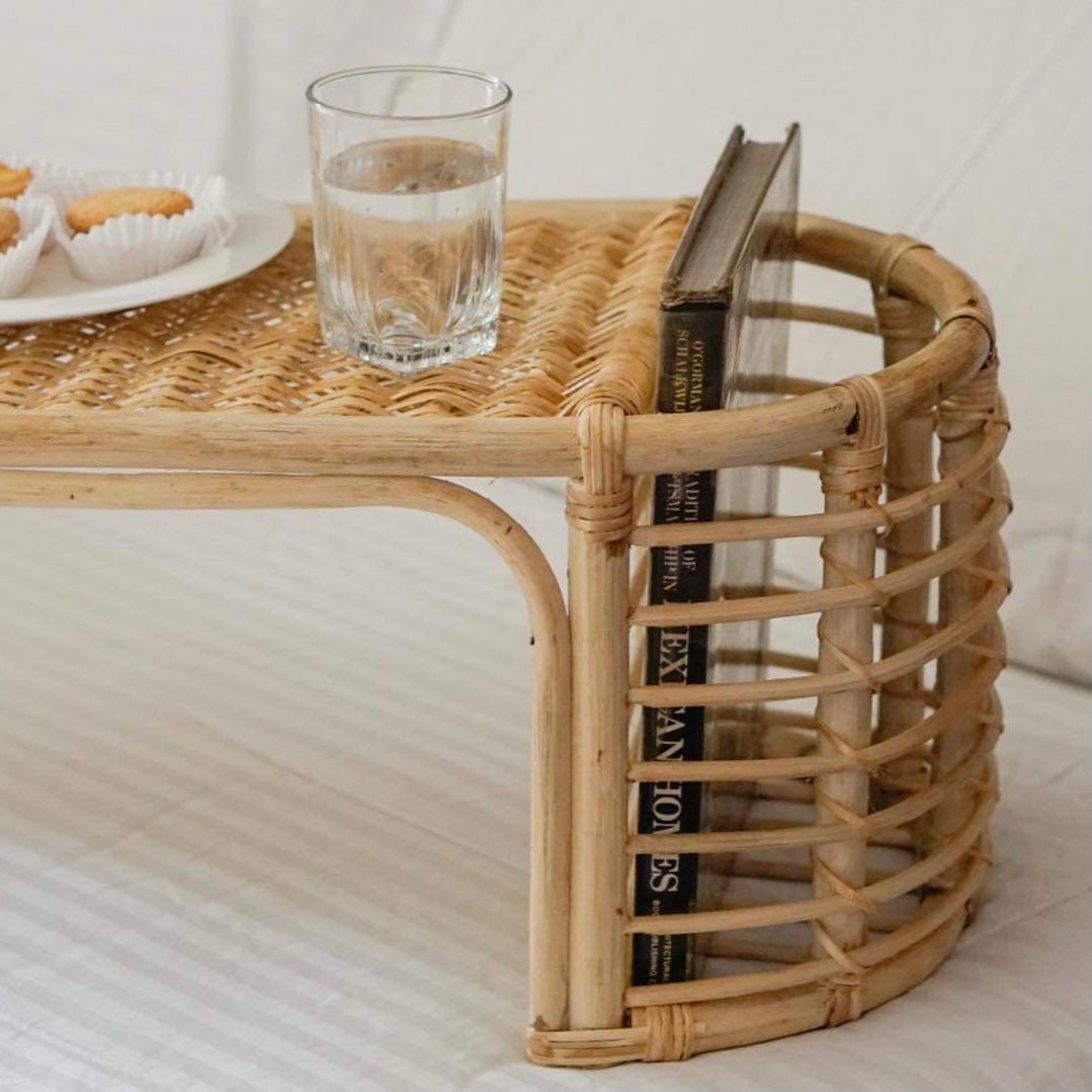 Rattan Bed Table