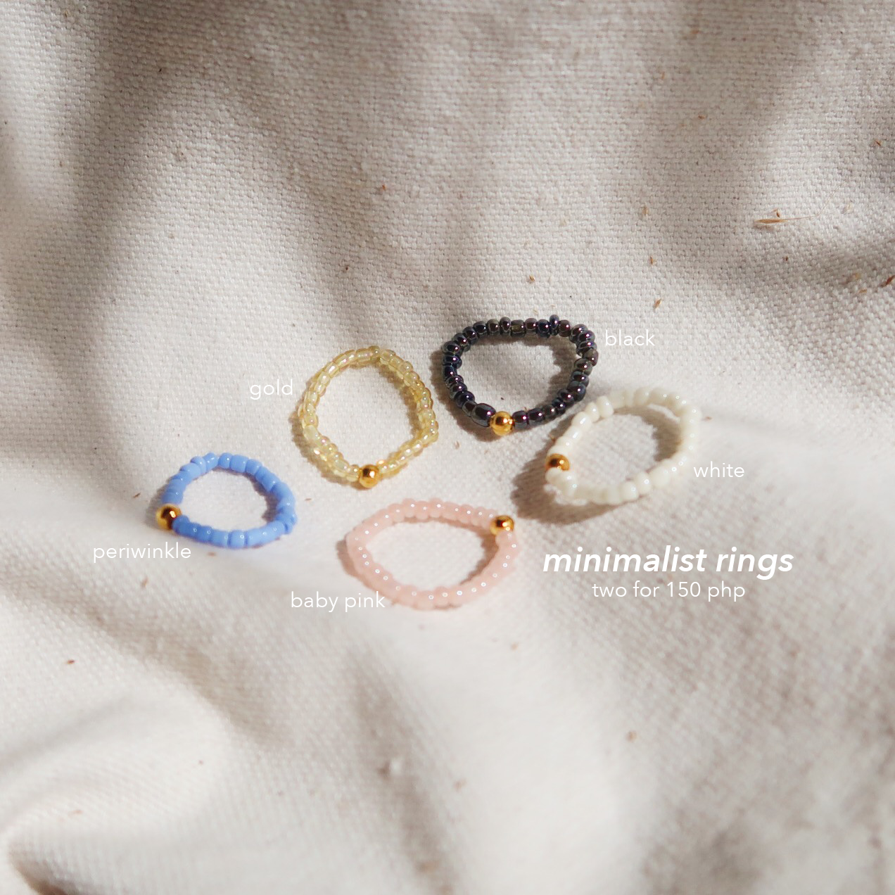 Minimalist Rings
